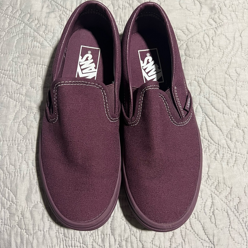 Dark purple Vans
